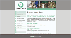 Desktop Screenshot of dominotrade.si