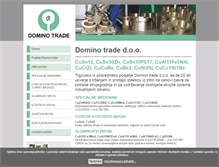 Tablet Screenshot of dominotrade.si